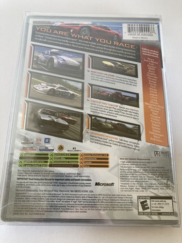 Forza Motorsport (Microsoft Xbox, 2005)Platinum Hits Factory Sealed New - Picture 2 of 6