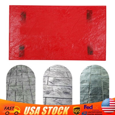 Slate Brick Pattern Decorative Concrete Cement Texture Stamp Mat Polyurethane