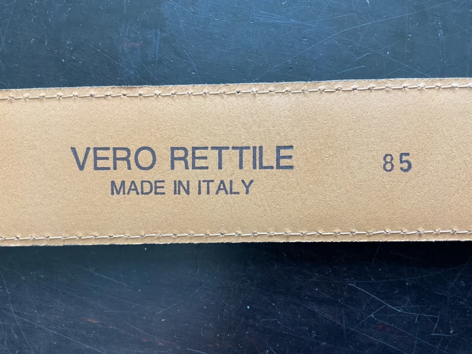 Sehr edler Python Ledergürtel Handmade Italy neu aus Geschäftsauflösung UVP 199€ - Bild 4 von 4