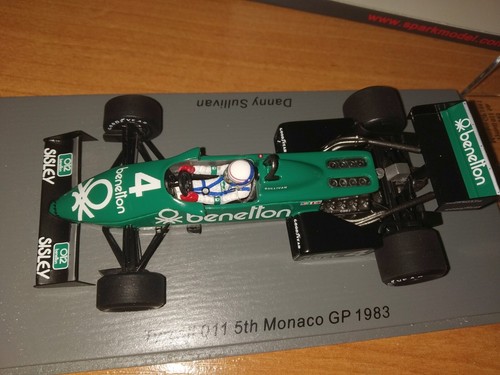 F1 Tyrrell 011 #4 Danny Sullivan 1983 Monaco GP Spark S7285 1:43 - Bild 4 von 5