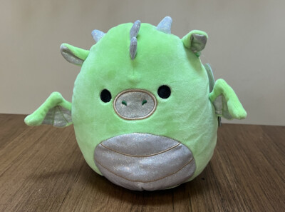 Squishmallows Eyk Green Dragon 7.5'' NWT New Plush KellyToy