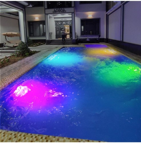 Luce Solare Piscina RGB LED Illuminazione Subacquea Colorata Lampada Sommergibile - Foto 14 di 16