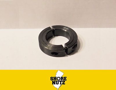 SHORENUTZ 11/16 Zoll Wellenklemme – Doppelt Geteilt, Stahl Mit Schwarzoxid-Beschichtung