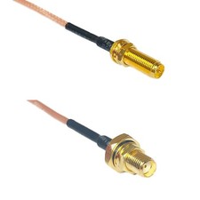 RG316 RP-SMA Female Long to SMA Female O-Ring RF Cable Rapid-SHIP LOT