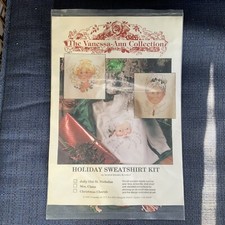 The Vanessa Ann Collection Jolly Old St Nicholas Sweatshirt Cross Stitch Kit