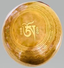 QT- 10 Inch Singing Bowl X-Large Hand-Hammered Meditation Healing