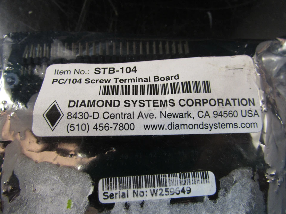 DIAMOND SYSTEMS STB-104 REV A Screw Terminal Board - Image 2 of 2