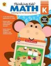 Thinking Kids' Math , Grade K - Paperback By Brighter Child - GOOD