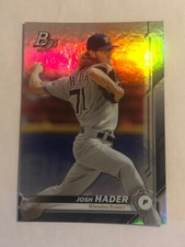Josh Hader 2019 Bowman Platinum Baseball #23 Milwaukee Brewers