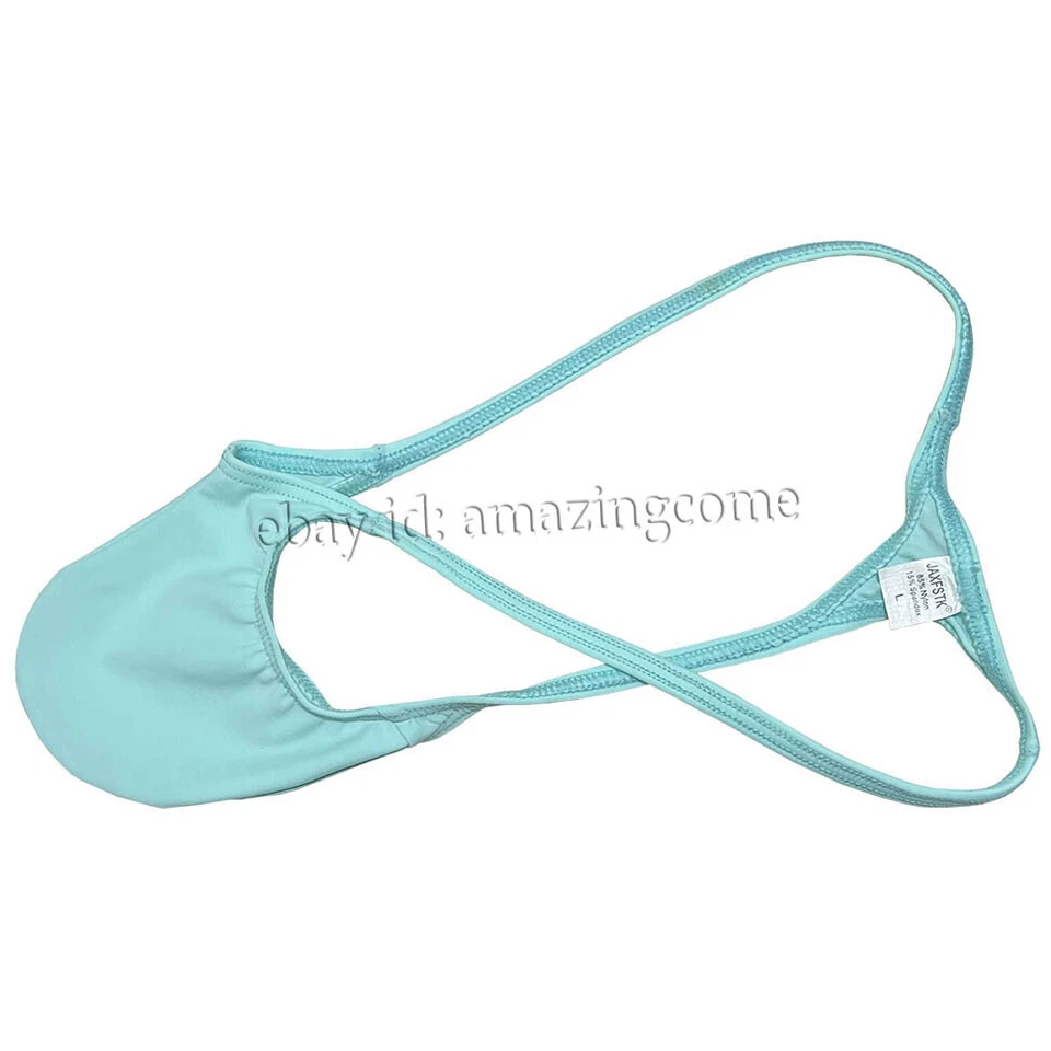 Herren Spandex Micro Tanga Unterwäsche Kontur Beutel G-String Tangas Bikini T-Back - Bild 4 von 4