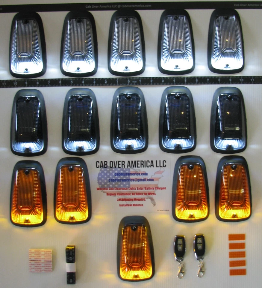 Luces de cabina inalámbricas CabOverAmerica desde 2019 hechas en América patente de EE. UU., S Foto 2 de 4