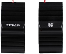 2 Pulsanti Tasti Ricambio Controllo Clima Per Porsche 911 997 Boxster Cayman 987