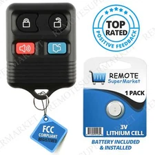 Replacement for Ford 1998-2003 Escort 1998-2016 Expedition Remote Car Key Fob