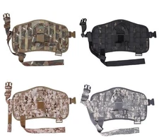 Tactical Scorpion Dog Training Vest Harness Compact Canine Camo MOLLE D2