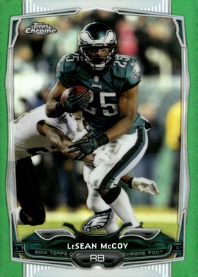 2014 Topps Chrome - LeSean McCoy #64 Green Refractor