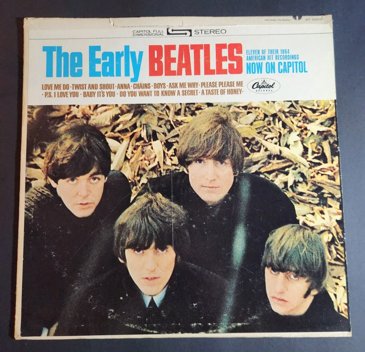 1965 THE BEATLES VINYL THE EARLY BEATLES 1974-75 APPLE ST-2309