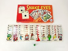 The Game Snake Eyes by Selchow & Righter in Original Box Vintage
