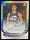 2025 Panini John Tonje Base Optic Autographs - Holo (/99) (Raw)