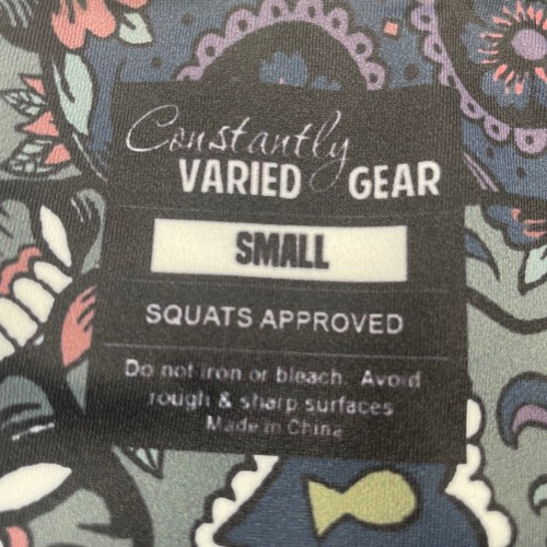 Constantly Varied Gear Leggings Skull Print Athleisure Pockets Small - Picture 7 of 9