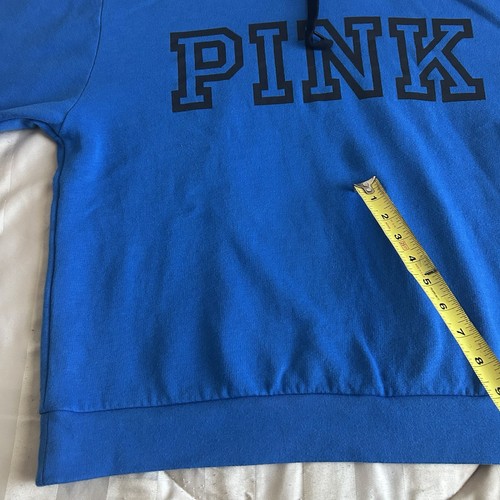 Victoria's Secret PINK Women's Cowl Neck Sweatshirt & Pants Size M Yale Blue - Picture 19 of 24