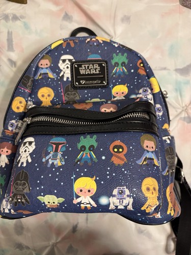 Star Wars Chibi Characters Loungefly Mini Backpack Disney Cute