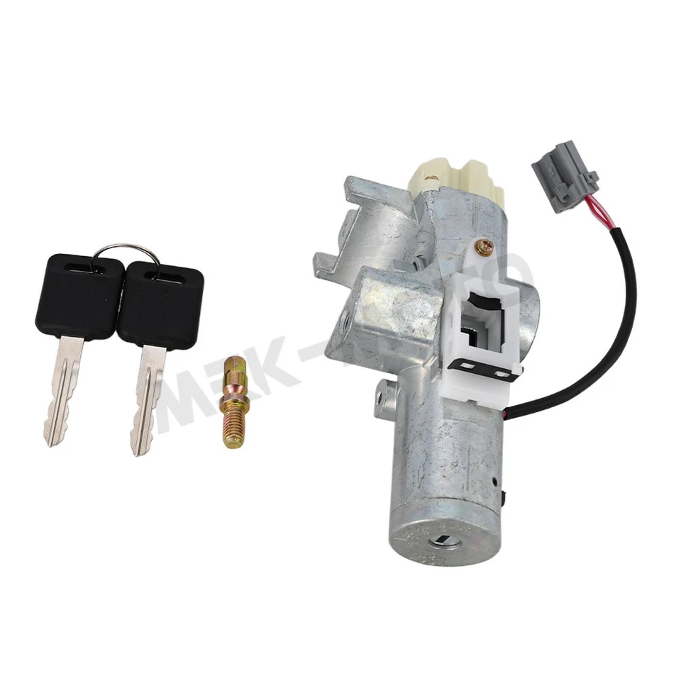 Interruptor de cilindro de bloqueo de encendido automático SR SV con 2 llaves para Nissan Sentra 2013-2019 Foto 3 de 4