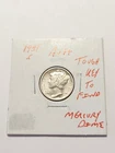 1931 S AU+ TOUGH KEY DATE MERCURY DIME