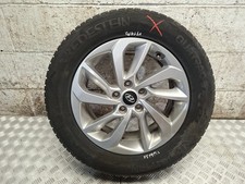 HYUNDAI TUCSON MK3 TL 17" ALLOY WHEEL WITH DAMAGED TYRE 225/60/R17 52910-D7260