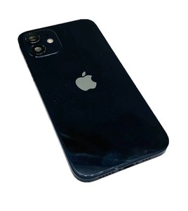 Original iPhone 12 Gehäuse Rückseite  Glas Akkudeckel Mit Teilen Schwarz