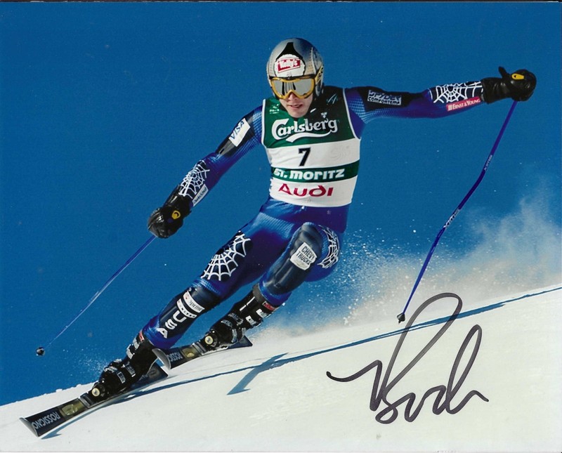 US Olympic Alpine Skiing Great Bode Miller Autographed 8x10 W/COA