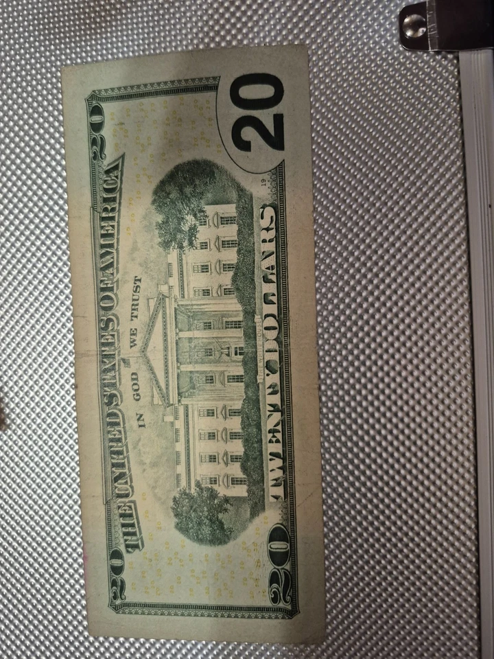 2004a Binary Double quad Bookend $20 bill (1's, 5's) - Image 4 of 4