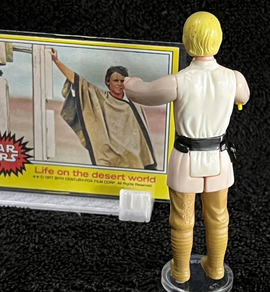 Luke Skywalker 1977 y tarjeta de colección • Kenner Star Wars de colección Foto 4 de 4