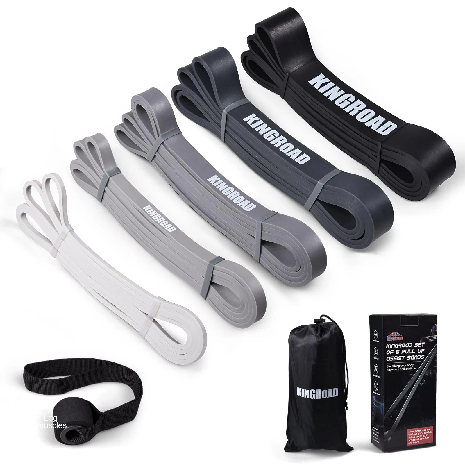 Resistance Band Pull Up Assistance Bands,Set of 5 Resistance Heavy Duty Exerc...
Opens in a new wind