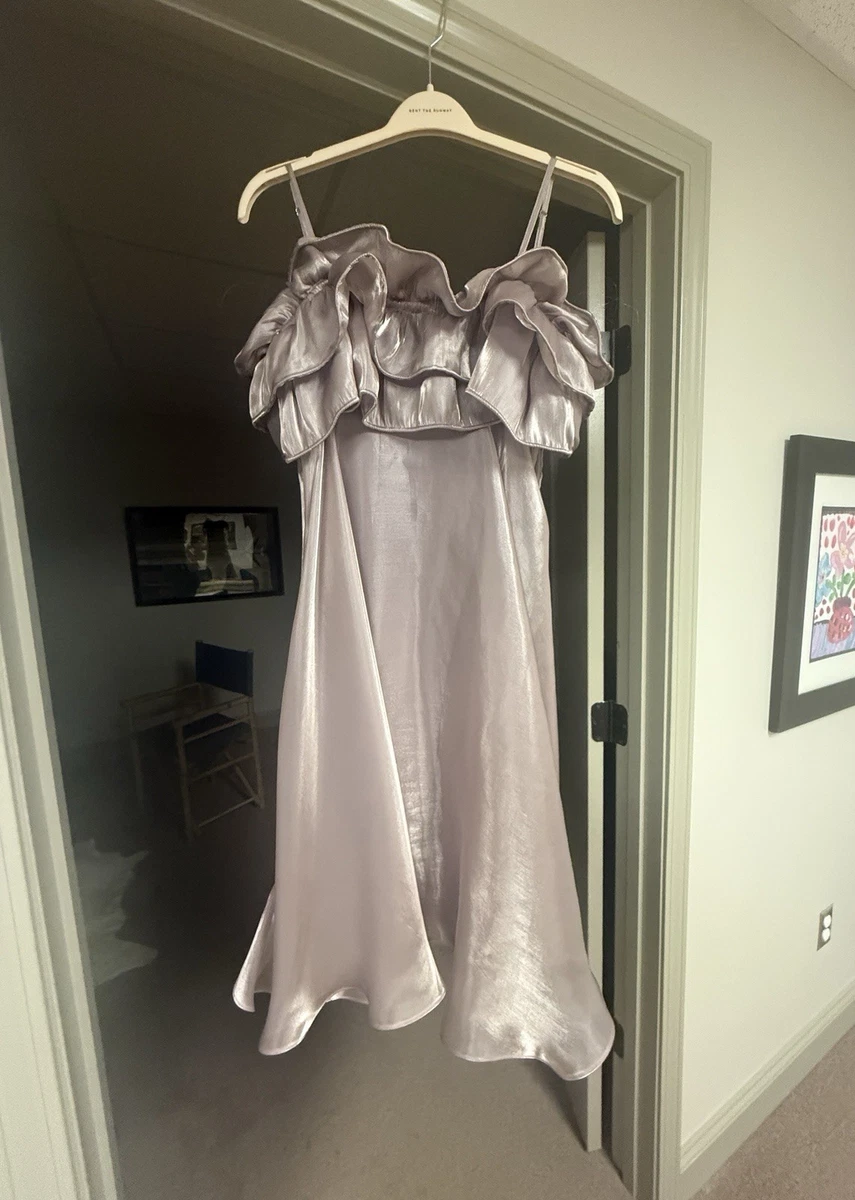 Satin Silver Bridesmaid Dresses for sale | eBay
