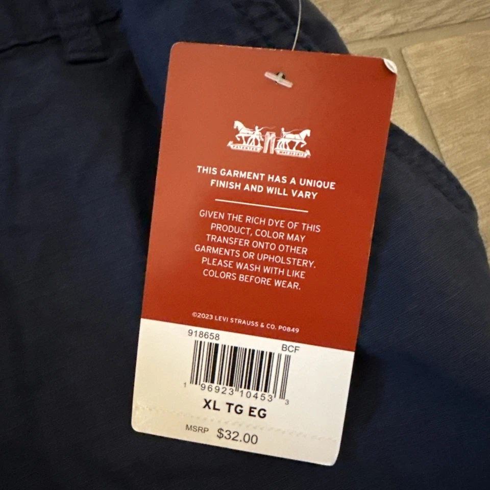 Pantalones Cortos Carga Levi's Jóvenes Niños Gris Oscuro Talla X-Grande Foto 3 de 4