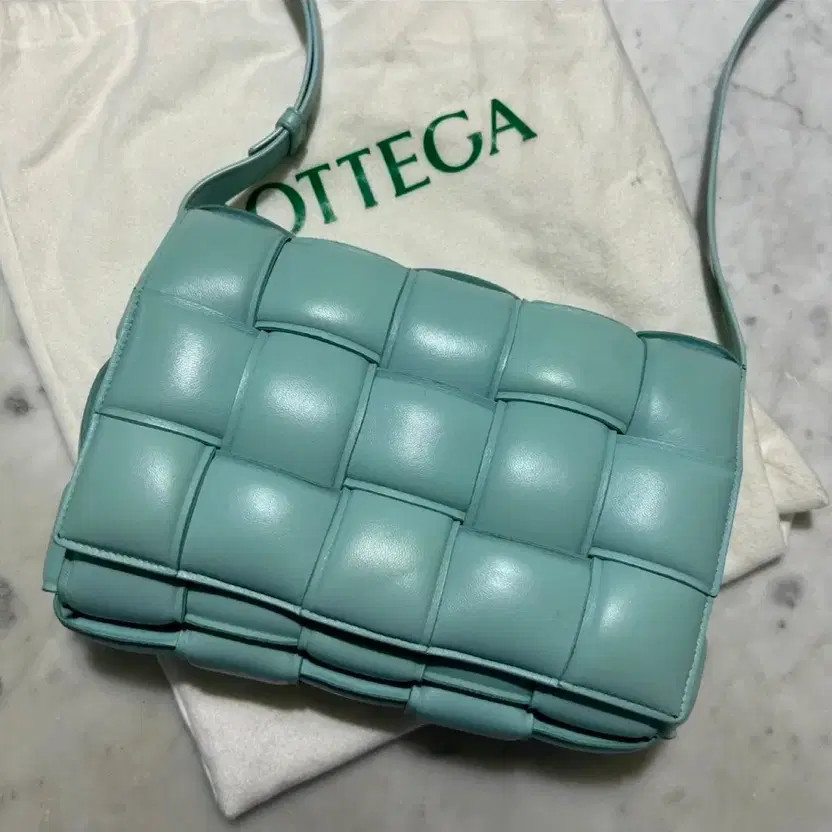 Bottega Veneta Mint Cassette Bag with Dust Bag thumbnail 4