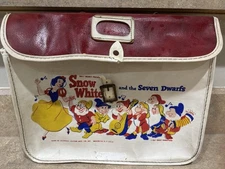 Vintage Walt Disney Productions Snow White And The Seven Dwarfs School Bag 1958
