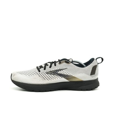 Brooks Damen Revel 4 Sneaker Weiß Schwarz Gold Mesh Niedrig Laufschuh EU 41