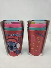 Disney STITCH Tumblers 13.5 OZ Multicolored Set Of 2 Total 8 Tumblers