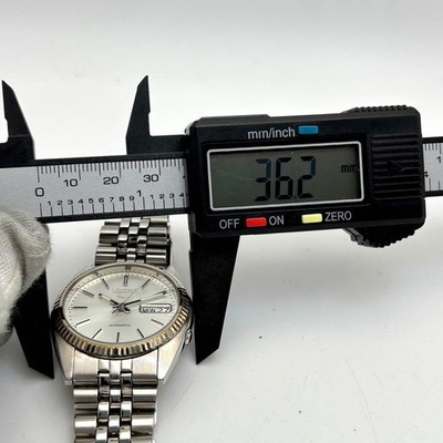 SEIKO 5 7S26-3110 Automatic White Dial Day Date Men's Watch from