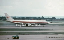 Aircraft Slide - TWA B.747-131 N53111 @ LHR 1972    (A107)