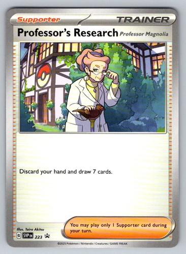Professor's Research 223 Promo Scarlet & Violet Promo Pokemon Near Mint