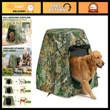 Portable Pop Up Dog Cat Tent - Outdoor Camping House with Washable Pad