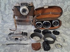 Zeiss Ikon Contaflex Super B Matic 50mm f2.8 Lens + 3 EXTRA LENSES + MORE....