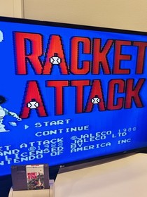 Nintendo Entertainment System NES Racket Attack with Manual