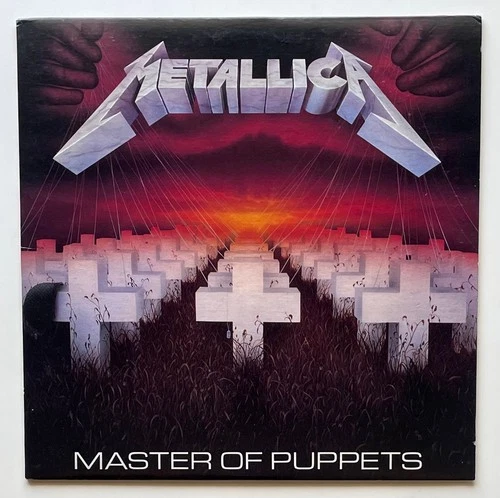 ORIGINAL Vtg 1986 METALLICA Album MASTER OF PUPPETS Lp 1ST PRESS Vinyl NEAR MINT