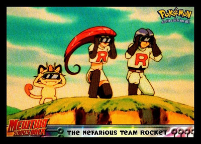1998 Topps Pokemon Mewtwo Strikes Back Card #12 - ''The Nefarious Team Rocket''