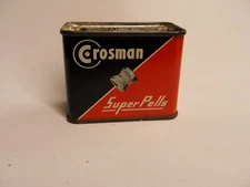 Vintage New Old Stock Crosman Super Pells .22 Cal Full Tin Can 250 Pcs Ex/Cond