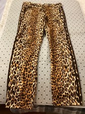Jeremy Scott - Adidas - Leopard Track Pants - men - L - Large - Used