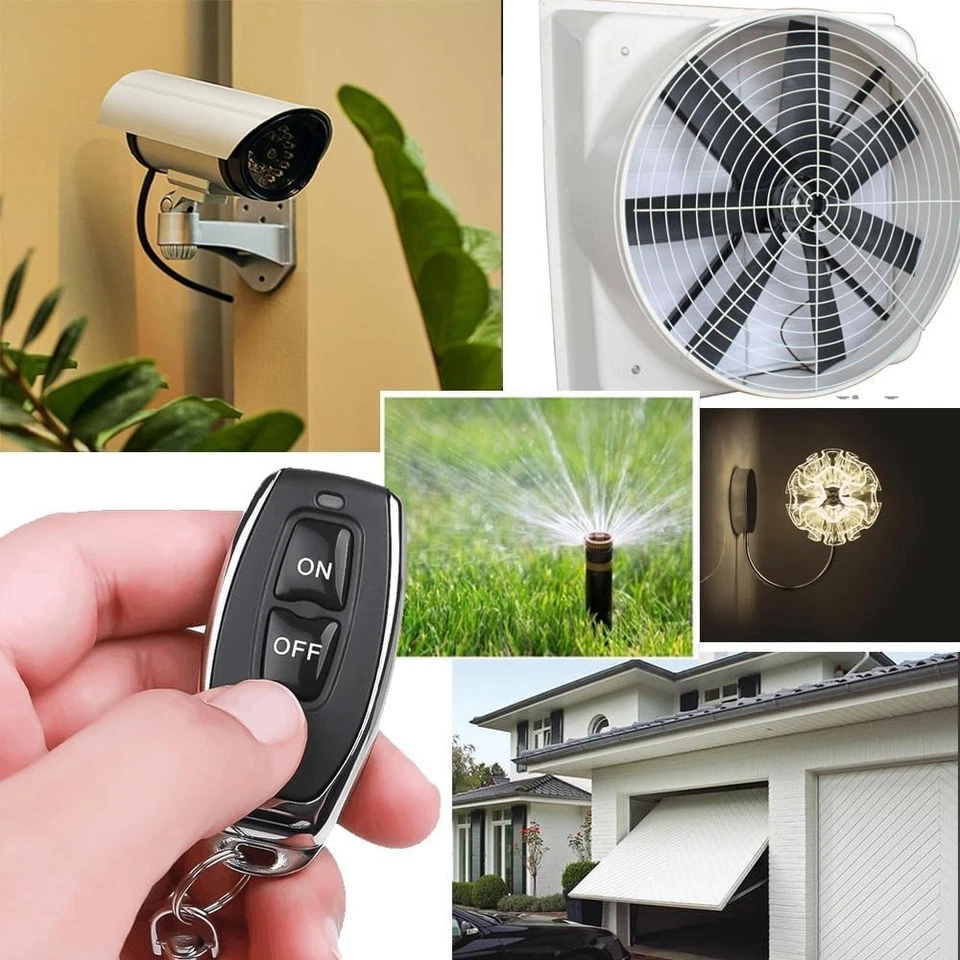 AC110V Waterproof Remote Control Power Switch with 164ft Long Range,AC110V/120V/ - Image 4 of 4